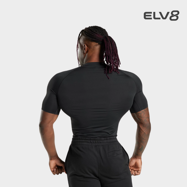 Camisa de Base Elementar Gymshark Preta